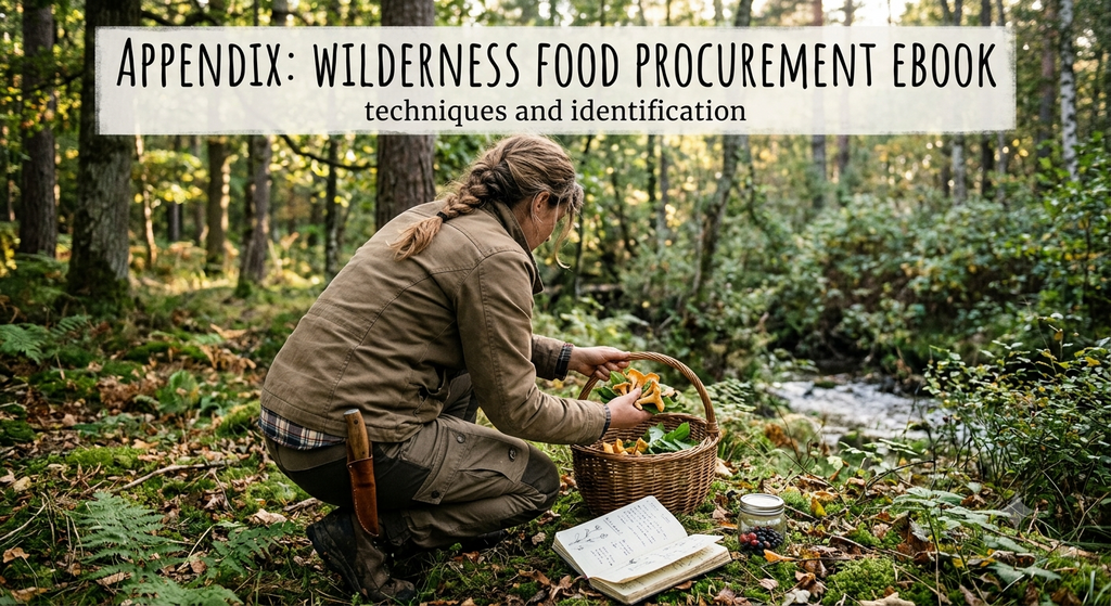 Appendix Wilderness Food Procurement Ebook